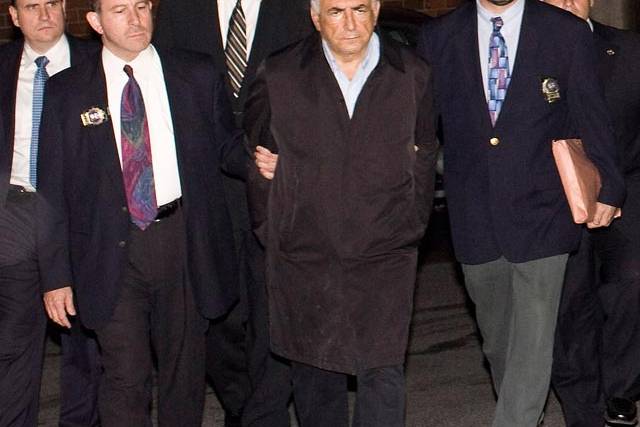 DSK's perp walk on May 15, 2011